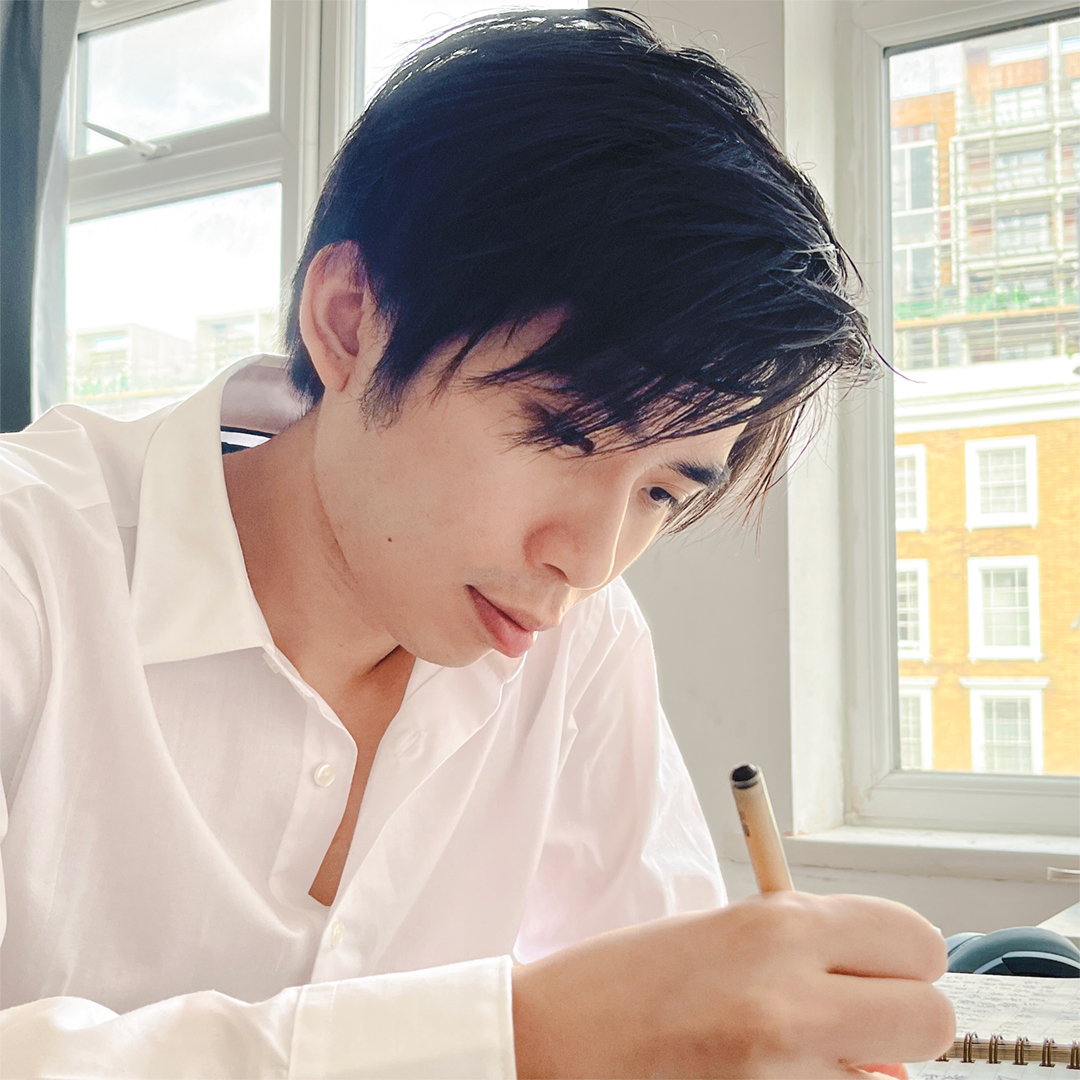 作家黃恭敏的肖像照